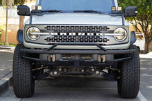 Load image into Gallery viewer, DV8 Offroad License Plate Relocation DV8 Offroad 21-22 Ford Bronco Factory Front Bumper Licence Relocation Bracket - Front