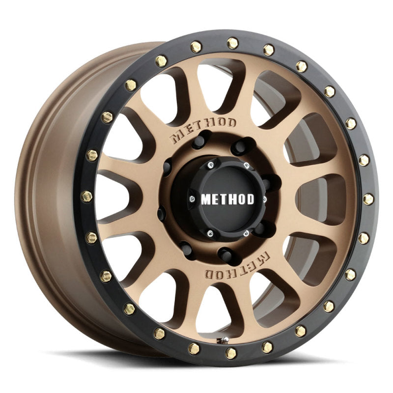 Method Wheels Wheels - Cast Method MR305 NV HD 18x9 +18mm Offset 8x180 130.81mm CB Method Bronze/Black Street Loc Wheel