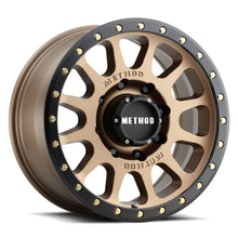 Load image into Gallery viewer, Method Wheels Wheels - Cast Method MR305 NV HD 18x9 +18mm Offset 8x180 130.81mm CB Method Bronze/Black Street Loc Wheel