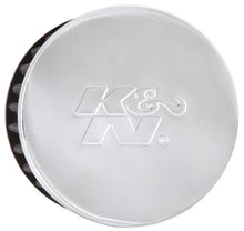 Load image into Gallery viewer, K&amp;N Engineering Air Filters - Universal Fit K&amp;N 1.5in Flange ID x 3in OD x 2.5in H Chrome Finish Rubber Base Crankcase Vent Filter