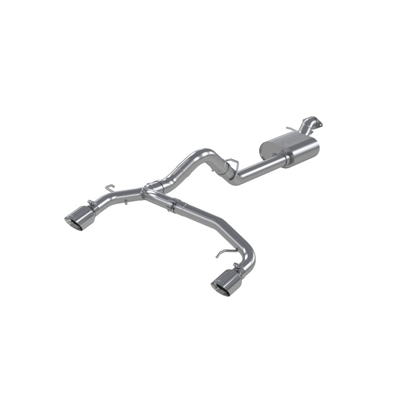 MBRP Catback MBRP 21-22 Ford Bronco 2.3/2.7L EcoBoost 2/4-Dr 3in Catback Dual Split Rear Exit Aluminized Steel
