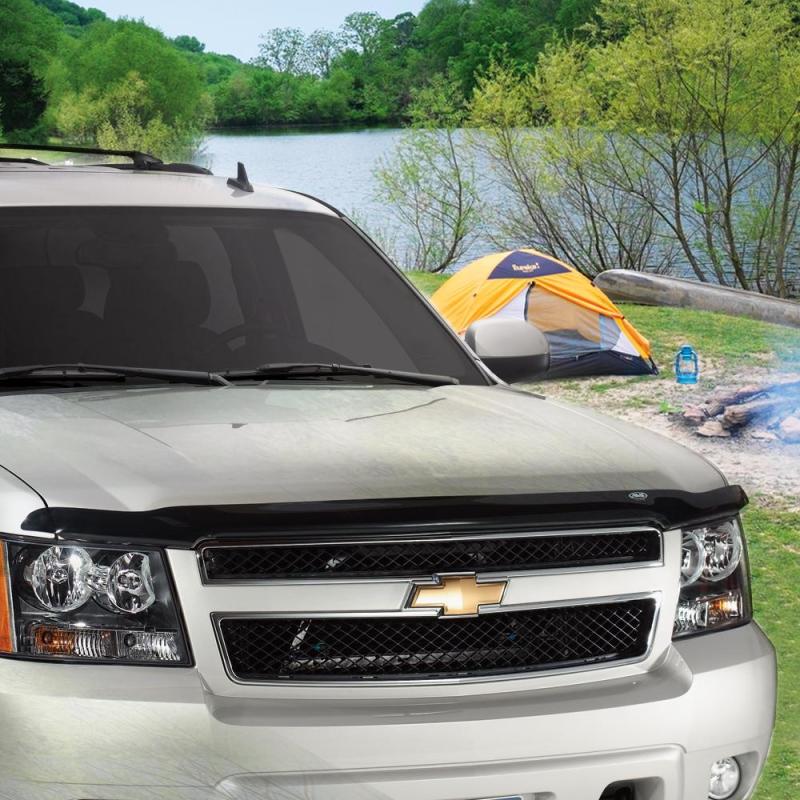 AVS Hood Deflectors AVS 05-11 Toyota Tacoma Hoodflector Low Profile Hood Shield - Smoke