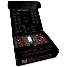Load image into Gallery viewer, Mishimoto Lug Nuts Mishimoto Aluminum Locking Lug Nuts 1/2 X 20 23pc Set Black