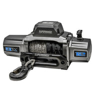 Superwinch Winches Superwinch 12000 LBS 12V DC 3/8in x 80ft Synthetic Rope SX 12000SR Winch - Graphite