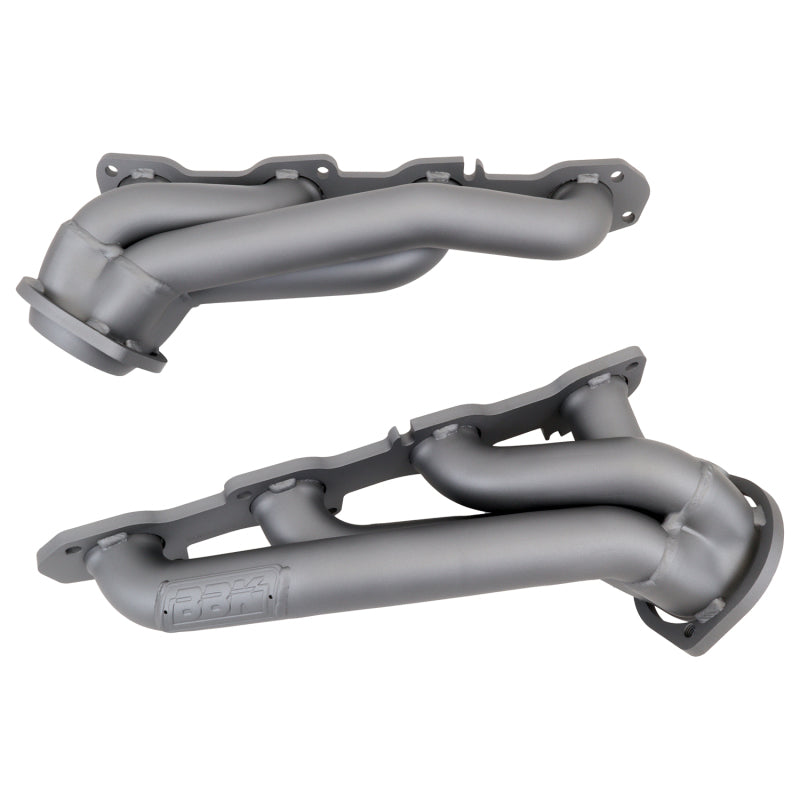 BBK Headers & Manifolds BBK 09-20 Dodge Challenger Hemi 5.7L Shorty Tuned Length Exhaust Headers - 1-3/4in Titanium Ceramic