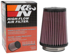 Load image into Gallery viewer, K&amp;N Engineering Air Filters - Universal Fit K&amp;N Filter Universal Rubber Filter 3  Flange 4 1/2 Base inch 3 1/2 inch Top 5 3/4 inch Height