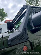 Load image into Gallery viewer, Go Rhino Light Mounts Go Rhino 18-20 Jeep Wrangler JL/JLU/Gladiator JT XE Windshield Light Bar Mount - 50in Single Row