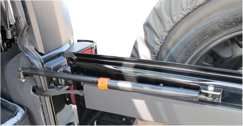 Rampage Exterior Trim Rampage 2007-2010 Jeep Wrangler(JK) Rear Door Heavy Duty Gas Strut - Black
