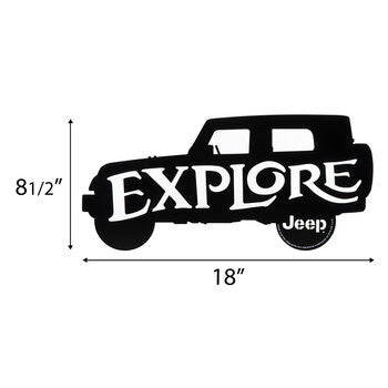ORB Explore Jeep Sign