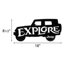 Load image into Gallery viewer, ORB Explore Jeep Sign