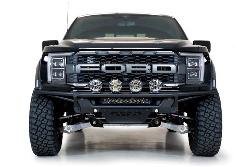 Addictive Desert Designs Bumpers - Steel Addictive Desert Designs 21-22 Ford Raptor PRO Bolt-On Add-On Light Hoop (Req F218102070103)