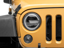 Load image into Gallery viewer, Raxiom Headlights Raxiom 97-18 Jeep Wrangler TJ/JK 7-Inch LED Headlights w/ Halos- Black Housing (Clear Lens)
