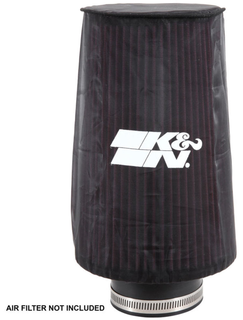 K&N Engineering Pre-Filters K&N Universal Round Tapered Filter Wrap - Black - 6in Base ID x 4.625in Top ID x 9in Height