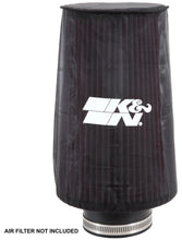 Load image into Gallery viewer, K&amp;N Engineering Pre-Filters K&amp;N Universal Round Tapered Filter Wrap - Black - 6in Base ID x 4.625in Top ID x 9in Height