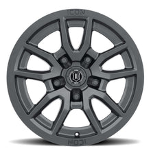 Load image into Gallery viewer, ICON Wheels - Cast ICON Vector 5 17x8.5 5x150 25mm Offset 5.75in BS 110.1mm Bore Satin Black Wheel