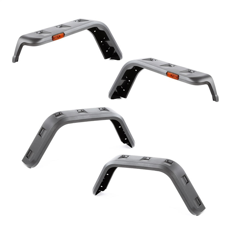 Rugged Ridge Fender Flares Rugged Ridge Hurricane Fender Flare Kit 97-06 Jeep Wrangler TJ