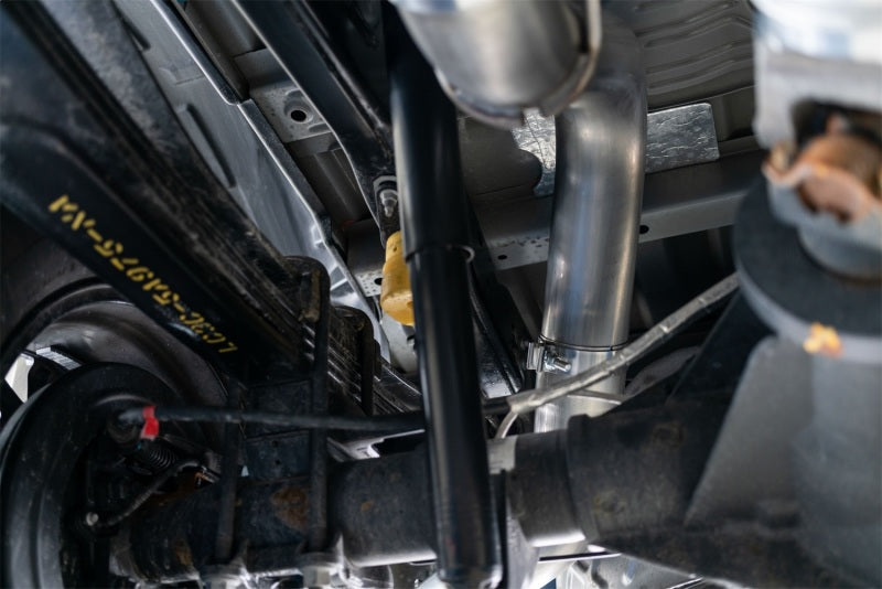 MBRP Catback MBRP 2017+ Ford F-250/F-350 6.2L/7.3L Super/Crew Cab Single Side 4in T304 Catback Exhaust