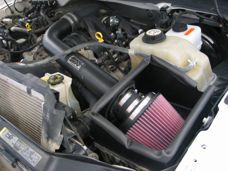 K&N Engineering Cold Air Intakes K&N 07-08 Ford F250 SD V8-5.4L Black High Flow Performance Kit