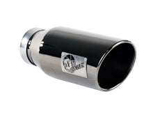 Load image into Gallery viewer, aFe Catback aFe MACHForce XP Exhausts Tips SS-304 EXH Tip 4In x 6Out x 15L Bolt-On (blk chrome)