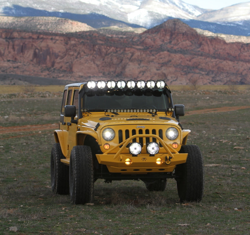 KC HiLiTES Headlights KC HiLiTES 07-18 Jeep JK (Not for Rubicon/Sahara) 7in. Gravity LED Pro DOT Headlight (Pair Pack Sys)