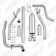 Load image into Gallery viewer, MBRP Catback MBRP 2004-2008 Ford F150 4.6/5.4L EC/CC-SB Cat Back Dual Split Rear