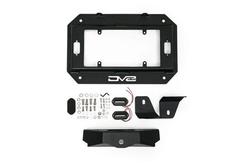 DV8 Offroad Brackets DV8 Offroad 18-22 Jeep Wrangler JL Spare Tire Delete Kit w/Light Mounts