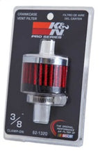 Load image into Gallery viewer, K&amp;N Engineering Air Filters - Universal Fit K&amp;N Clamp On Rubber Base Crankcase Vent Filter 0.375in Flange ID x 2in OD x 1.5in Height