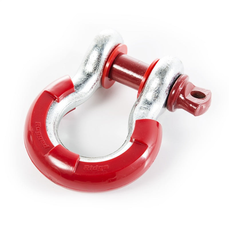 Rugged Ridge Shackle Kits Rugged Ridge Red 7/8in D-Ring Isolator Kit