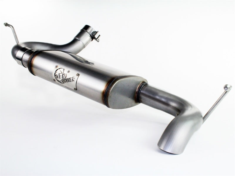 aFe Axle Back aFe MACHForce XP 07-17 Jeep Wrangler V6-3.6/3.8L 409 SS 2.5in Axle-Back Exhaust