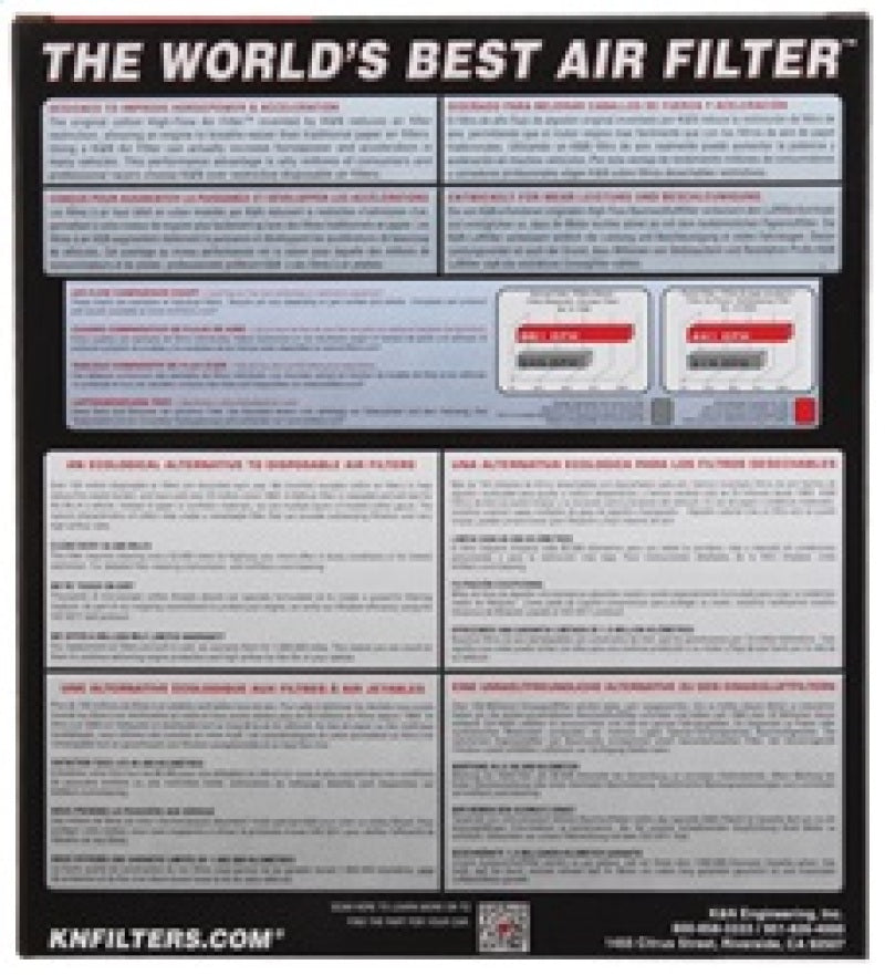 K&N Engineering Air Filters - Drop In K&N Nissan Titan & Armada 5.6L - V8 2004 Drop In Air Filter