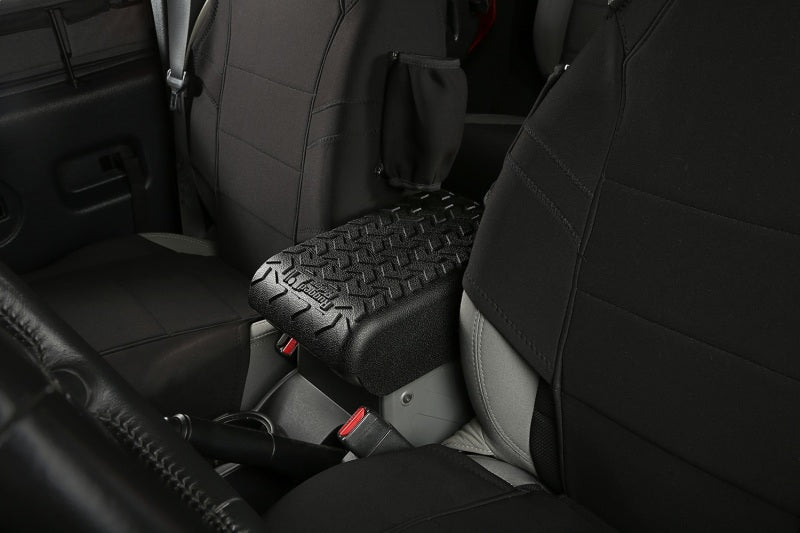 Rugged Ridge Interior Lighting Rugged Ridge Center Console Cover Black 07-10 Jeep Wrangler