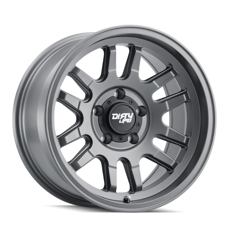 Dirty Life Wheels - Cast Dirty Life 9310 Canyon 17x9 / 5x127 BP / -12mm Offset / 71.5mm Hub Satin Graphite Wheel