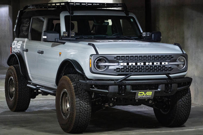 DV8 Offroad License Plate Relocation DV8 Offroad 21-22 Ford Bronco Factory Front Bumper Licence Relocation Bracket - Front