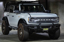 Load image into Gallery viewer, DV8 Offroad License Plate Relocation DV8 Offroad 21-22 Ford Bronco Factory Front Bumper Licence Relocation Bracket - Front