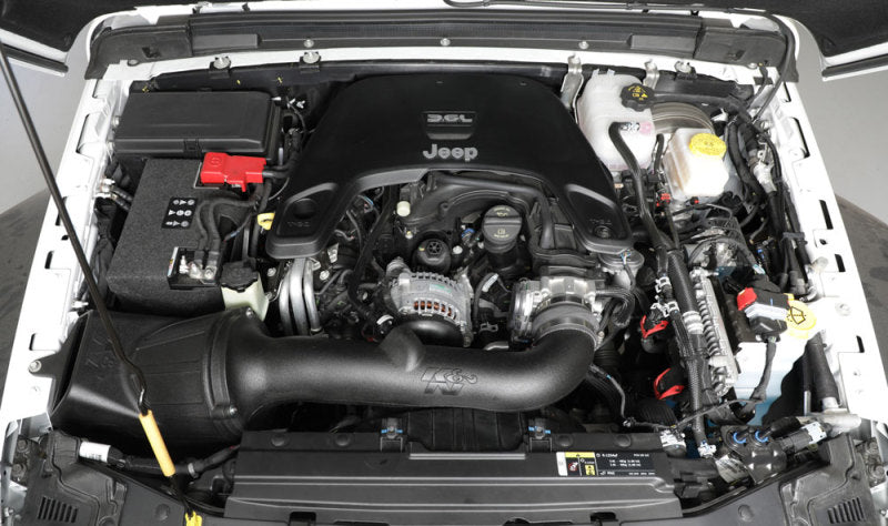 K&N Engineering Cold Air Intakes K&N 2018 Jeep Wrangler JL V6-3.6L F/I Aircharger Performance Intake