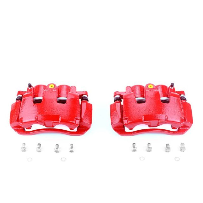 PowerStop Brake Calipers - Perf Power Stop 07-09 Chrysler Aspen Front Red Calipers w/Brackets - Pair