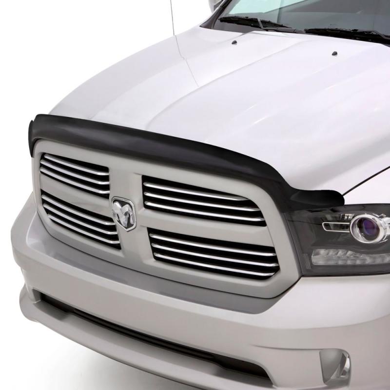 AVS Stone/Bug Deflectors AVS 95-00 Toyota Tacoma High Profile Bugflector II Hood Shield - Smoke