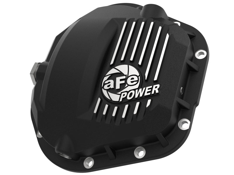 aFe Diff Covers aFe Pro Series Dana 60 Front Differential Cover Black w/ Machined Fins 17-20 Ford Trucks (Dana 60)