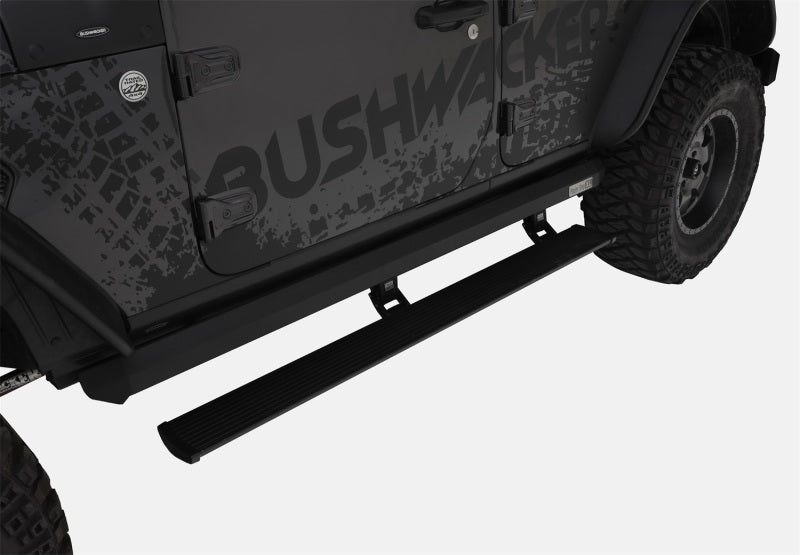 AMP Research Running Boards AMP Research 18-23 Jeep Wrangler JL 4DR (Excl. 4XE/Rubicon 392) PowerStep XL - Black