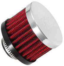 Load image into Gallery viewer, K&amp;N Engineering Air Filters - Universal Fit K&amp;N 0.625 inch ID 2 inch OD 1.5 inch H Clamp On Crankcase Vent Filter