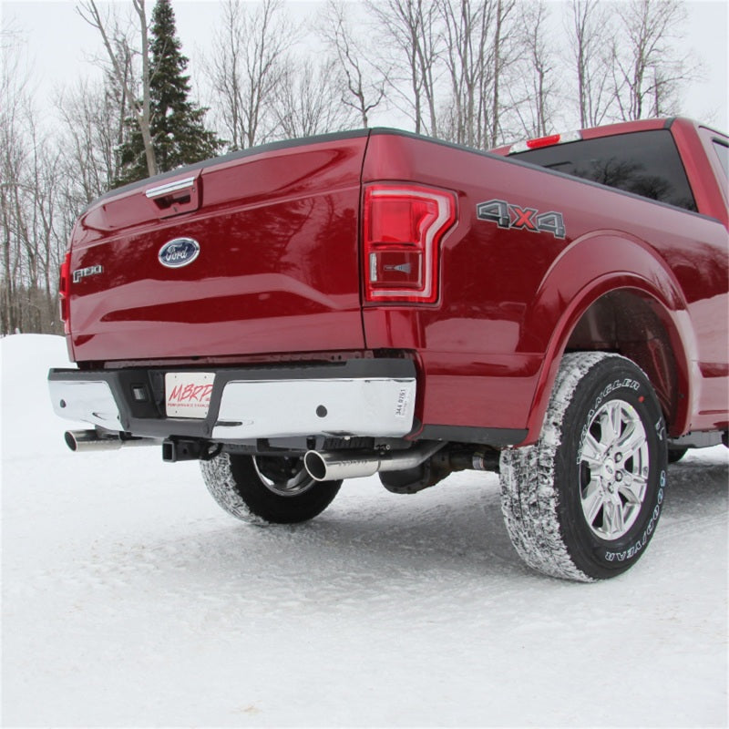 MBRP Catback MBRP 2015 Ford F-150 5.0L 3in Cat Back Dual Split Rear Exit AL Exhaust System