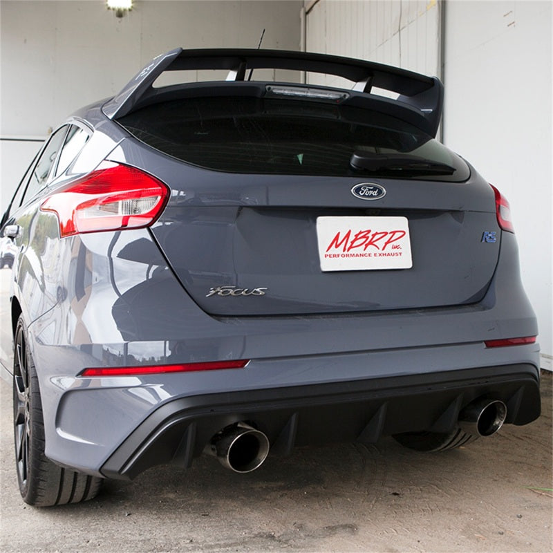 MBRP Catback MBRP 2016+ Ford Focus RS 3in Dual Outlet Cat-Back Exhaust T409 SS