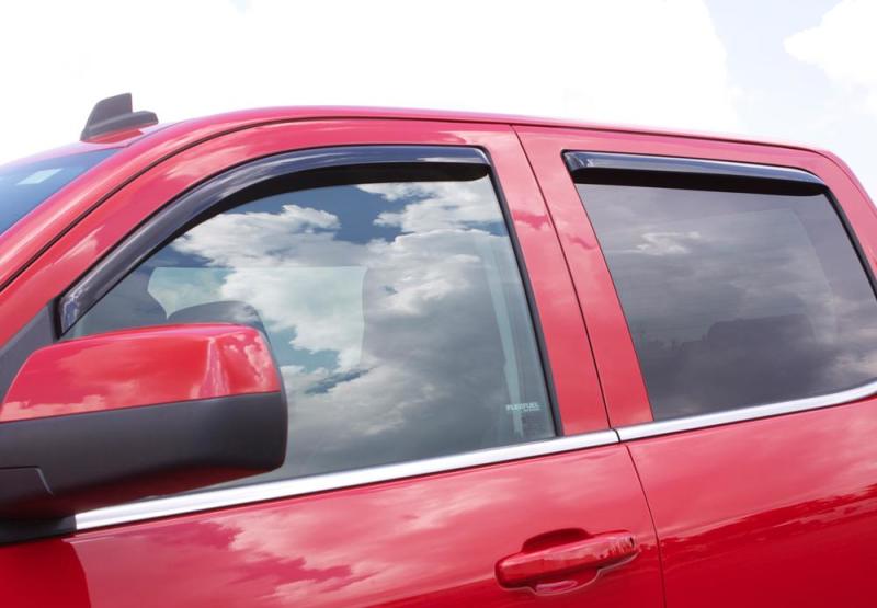 AVS Wind Deflectors AVS 06-14 Honda Ridgeline Ventvisor In-Channel Front & Rear Window Deflectors 4pc - Smoke