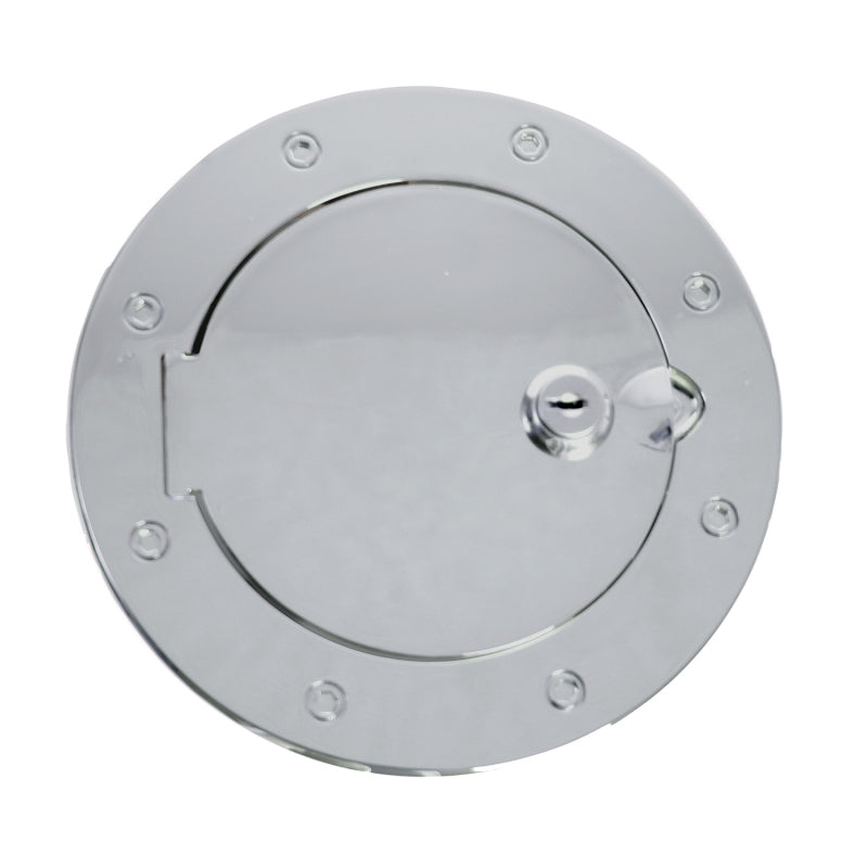 Rugged Ridge Fuel Caps Rugged Ridge 07-18 Jeep Wrangler JK Stainless Steel Locking Gas Cap Door