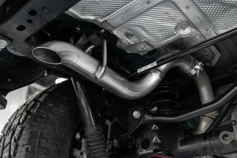 MBRP Muffler Delete Pipes MBRP 2.5in Axle Back Muffler Bypass Pipe 18-20 Jeep Wrangler JL 2DR/4DR 3.6L T409