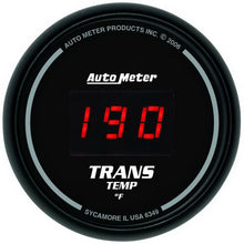 Load image into Gallery viewer, AutoMeter Gauges Autometer Z Series 52mm Black Digital 0-300 Deg F Transmission Temperature Gauge