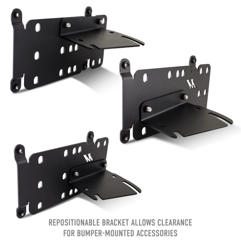 Mishimoto License Plate Relocation Mishimoto 2021+ Ford Bronco Modular Bumper License Plate Relocation