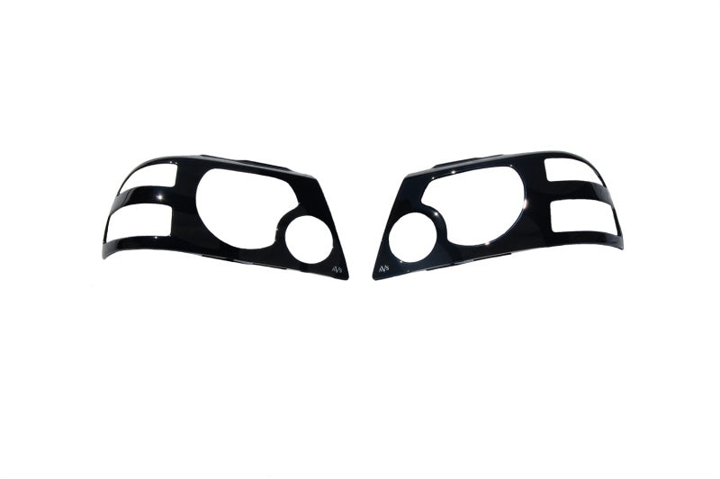 AVS Light Covers and Guards AVS 04-08 Ford F-150 Projectorz Headlight Covers 2pc - Black