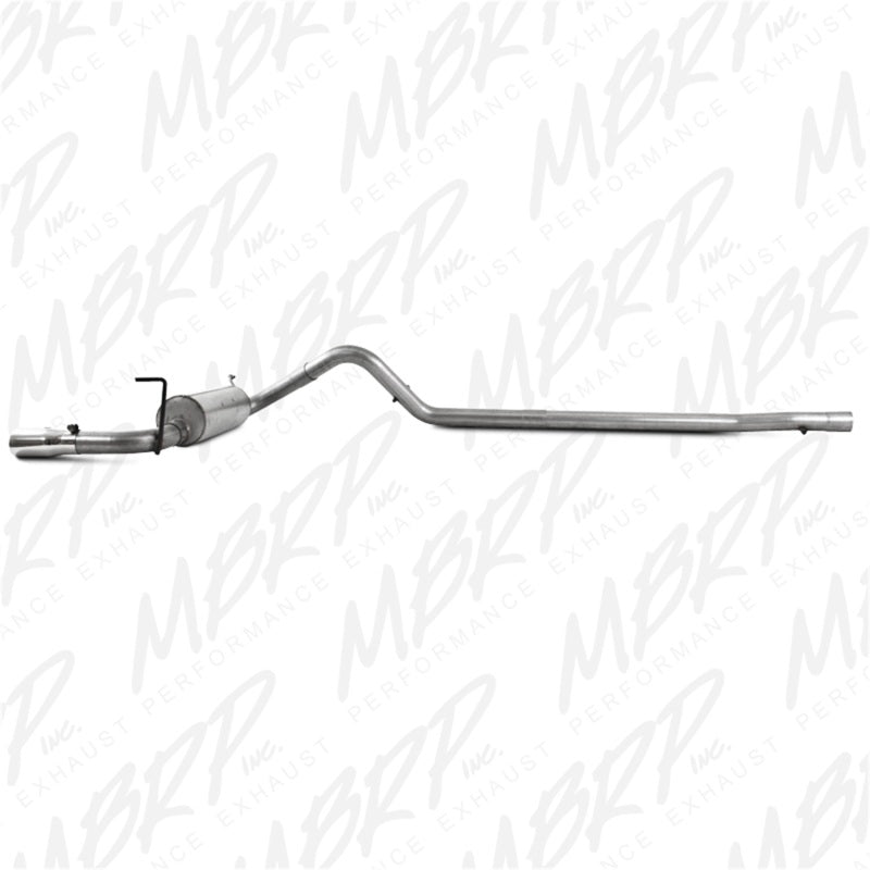 MBRP Catback MBRP 2007-2009 Jeep Wrangler 4dr 3.8L V6 Cat Back Single