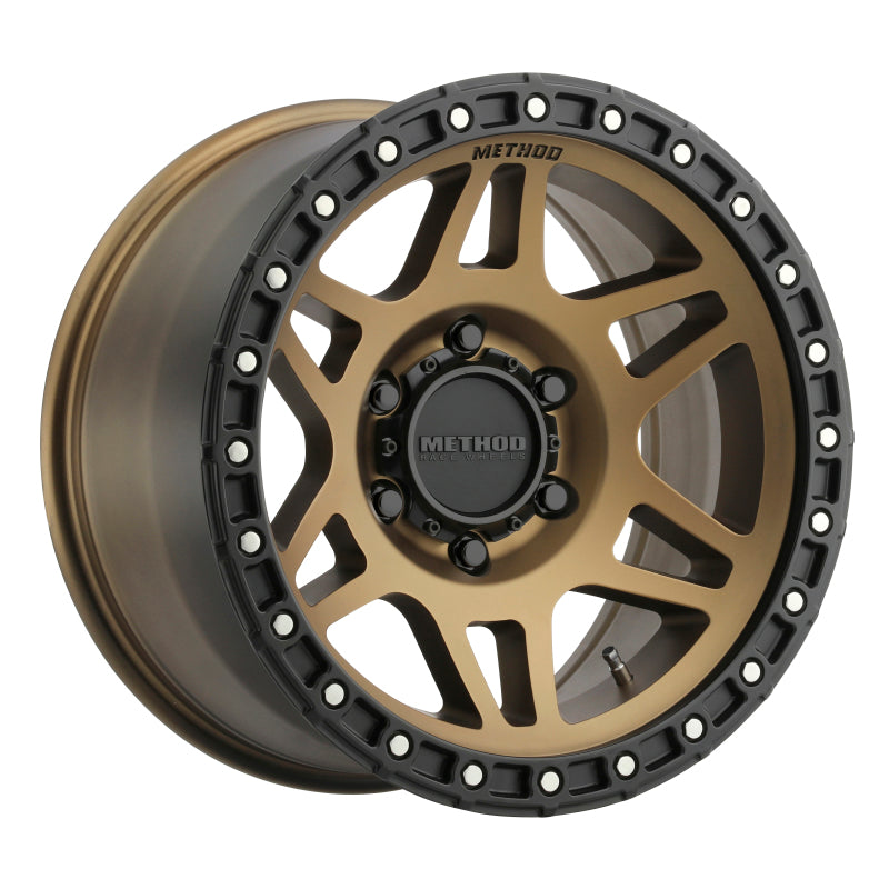 Method Wheels Wheels - Cast Method MR312 17x8.5 0mm Offset 6x5.5 106.25mm CB Method Bronze/Black Street Loc Wheel